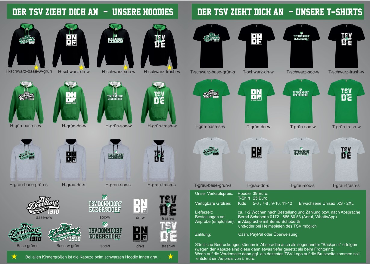 Unsere TSV FAN-KOLLEKTION